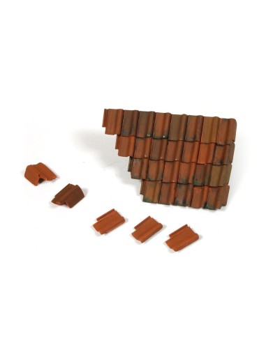 Damaged Roof Section and Tiles 