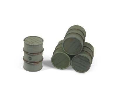 Wehrmacht Fuel Drums 