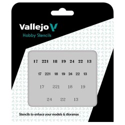 Soviet Numbers WWII 125 x 125 mm  2