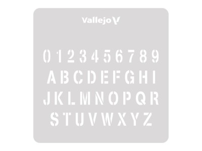 Stamp Font 125 x 125 mm 