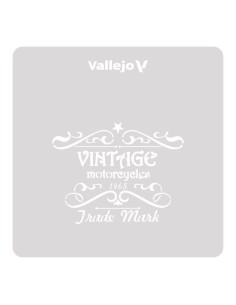 Vintage Motorcycles Sign 125 x 125 mm 