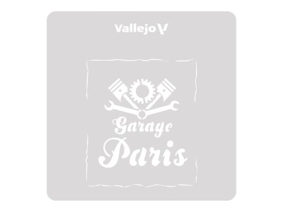 Vintage Garage Sign 125 x 125 mm 