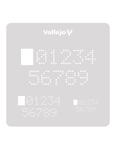 Digital Numbers 125 x 125 mm 