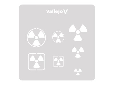 Radioactivity Signs 125 x 125 mm 