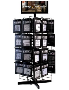Display: Hobby Stencils Countertop 
