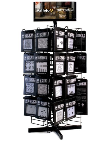 Display: Hobby Stencils Countertop 