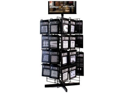 Display: Hobby Stencils Countertop 