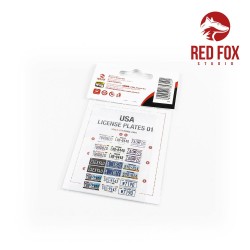 1/24 USA License plates  vol.01 