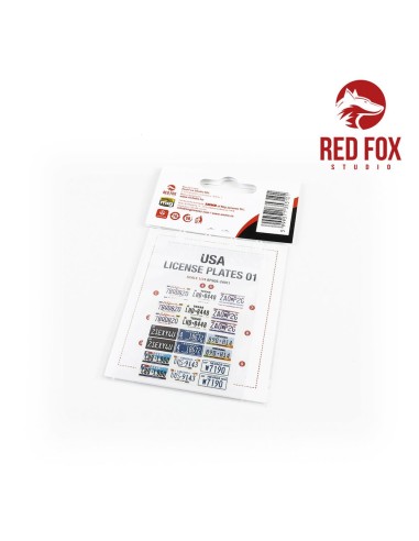 1/24 USA License plates  vol.01 