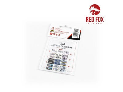 1/24 USA License plates  vol.01 