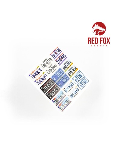 1/24 USA License plates  vol.01 