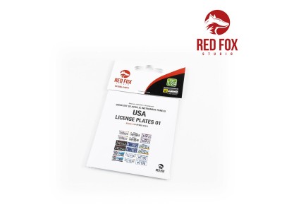 1/24 USA License plates  vol.01 