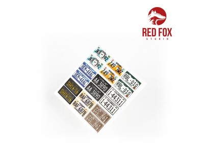 1/24 USA License plates  vol.02 