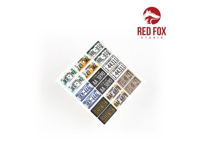1/24 USA License plates  vol.02 