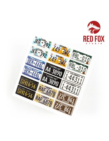 1/24 USA License plates  vol.02 