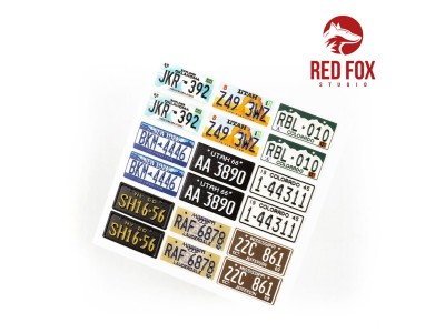 1/24 USA License plates  vol.02 