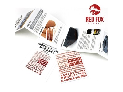 3D Resin Foundry Numeral & Letters for USSR AFV’s vol. 01 