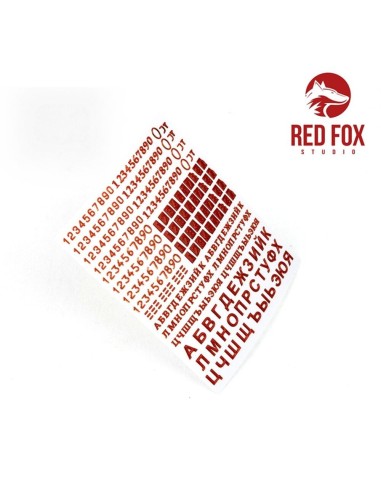 3D Resin Foundry Numeral & Letters for USSR AFV’s vol. 01 