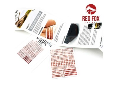 3D Resin Foundry Numeral & Letters for US AFV’s vol.01 