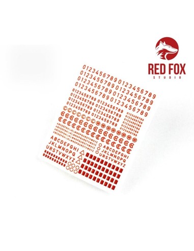 3D Resin Foundry Numeral & Letters for US AFV’s vol.01 