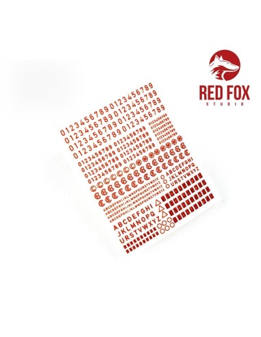 3D Resin Foundry Numeral & Letters for US AFV’s vol.01 