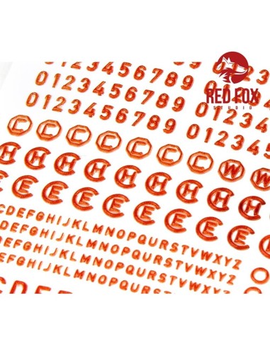 3D Resin Foundry Numeral & Letters for US AFV’s vol.01 