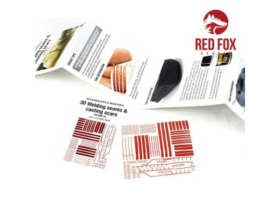 3D Welding Seams & Casting Scars vol.01 (3D acrylic colored resin upgrade parts) 