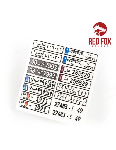 1/24 Arabic License Plates vol.01 