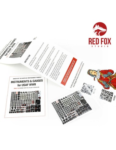 1/32 Instruments & gauges set for USAF WWII (Independent) 