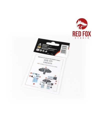 1/48 MIG 17F Fresco Quick Set 3D Acrylic Instrument Panels (for AMMO Kit) 