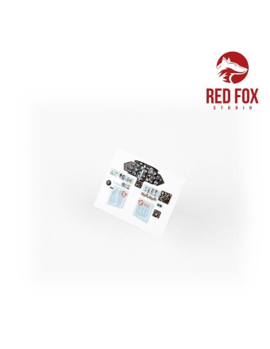 1/48 MIG 17F Fresco Quick Set 3D Acrylic Instrument Panels (for AMMO Kit) 
