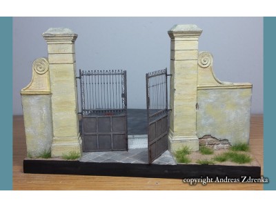 Metal Fence Set B - Gate 