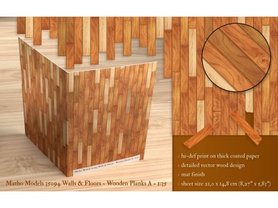 Walls & Floors - Wooden Planks A 