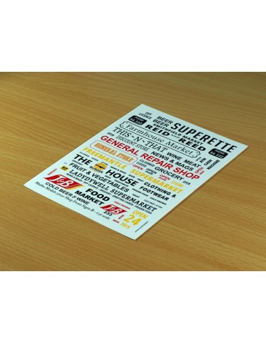 Shop Front Signs B 