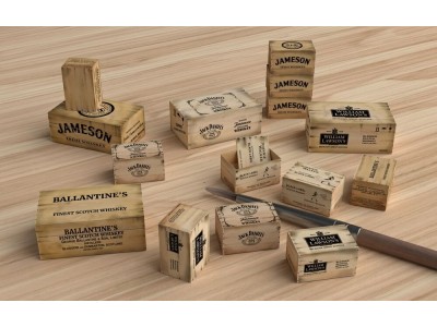 Wooden Crates: whiskey 