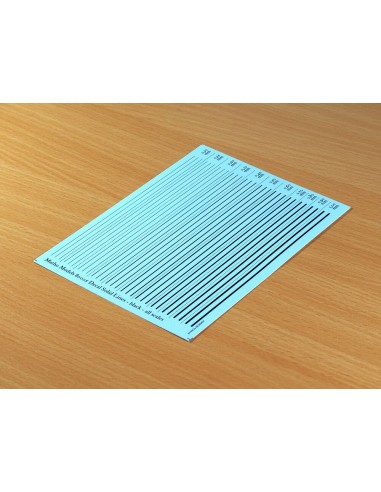 Decal Solid Lines - black 