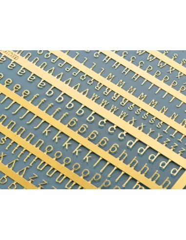 PE Letters: 1,5 - 2,0mm 