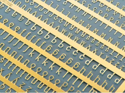 PE Letters: 1,5 - 2,0mm 