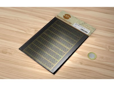 PE Letters: 4 mm (UPPERCASE) 