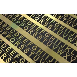 PE Letters: 4 mm (UPPERCASE)  2