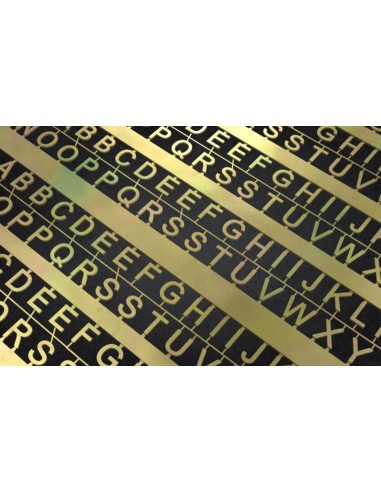PE Letters: 4 mm (UPPERCASE) 