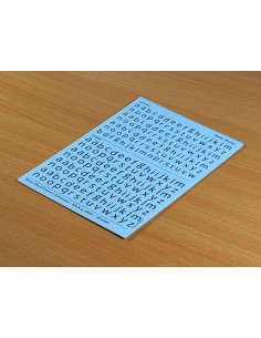 Decal Letters (lowercase) - black, 4-5mm 