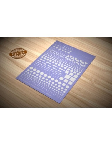 Decal Symbols A - white 