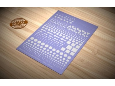 Decal Symbols A - white 