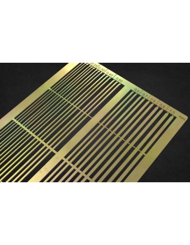 PE Brass Strips A: 0,2 - 1 mm (0,10mm thickness) 