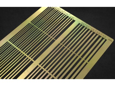 PE Brass Strips A: 0,2 - 1 mm (0,10mm thickness) 