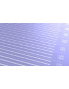 Decal Solid Lines - white  2