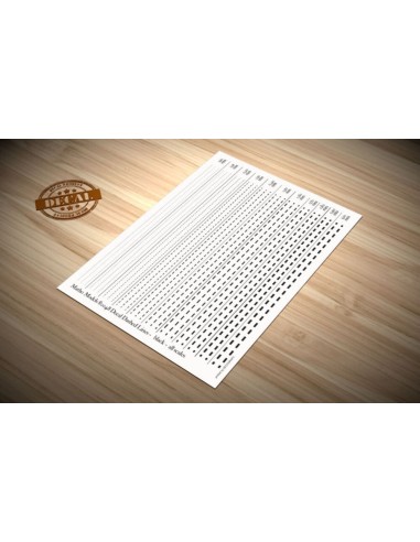 Decal Dashed Lines - black 