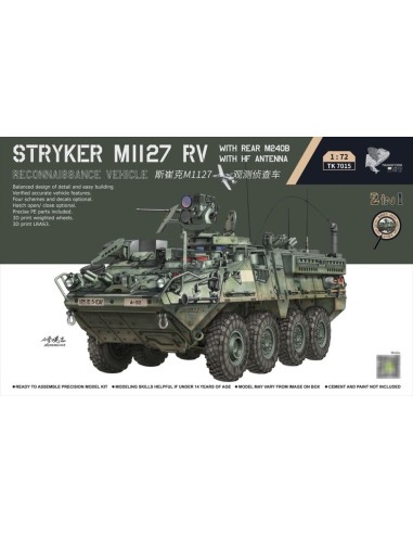 Stryker M1127 RV with Rear M240B and HF Antenna 