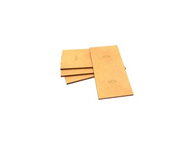 Socles RECTANGULAIRES 100x60mm en MDF